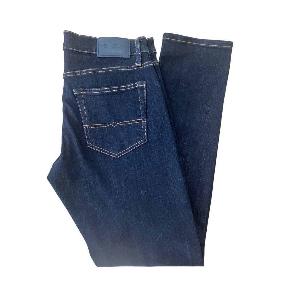Lucky Brand 110 Slim Fit Dark Wash Denim Jeans Men Size 32x32